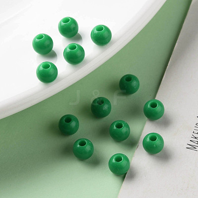 Opaque Acrylic Beads MACR-S370-C6mm-24-1