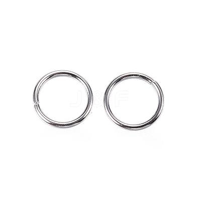 Tarnish Resistant 304 Stainless Steel Open Jump Rings STAS-D448-097P-7mm-1