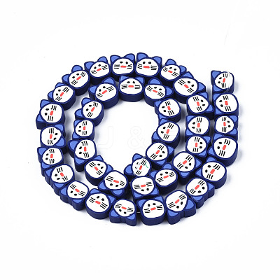 Handmade Polymer Clay Bead Strands CLAY-T020-18-1