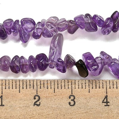 Natural Amethyst Beads Strands X-G-G0003-B44-1