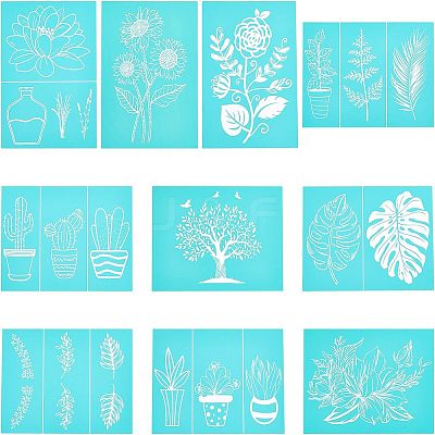 Christmas Reindeer Self-Adhesive Silk Screen Printing Stencil DIY-OC0001-99B-1