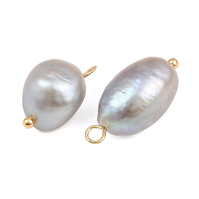 Natural Freshwater Pearl Pendants PALLOY-JF02153-02-1