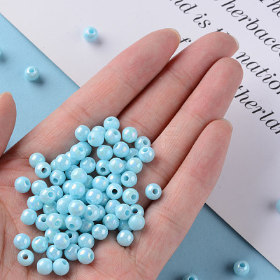 Opaque Acrylic Beads MACR-S370-D6mm-A07-1