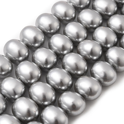 Shell Pearl Beads Strands BSHE-F013-01O-1