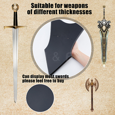 Wooden Sword Katana Holder Stand ODIS-WH0081-12B-1
