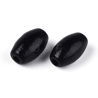 Spray Painted Schima Wood Beads WOOD-T032-29B-01-1