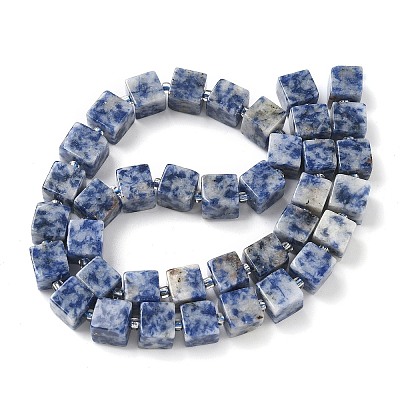 Natural Blue Spot Jasper Beads Strands G-D338-A02-1