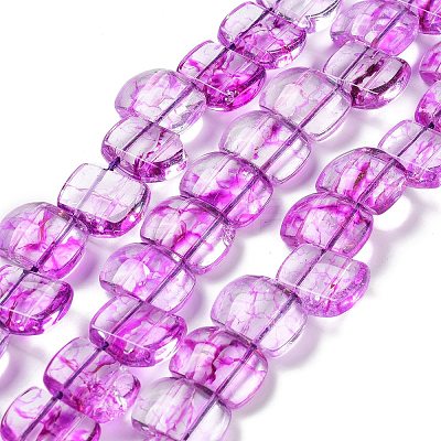 Transparent Glass Imitation Gemstone Beads Strands GLAA-G105-01C-1