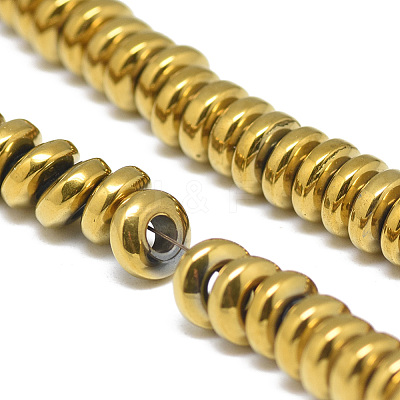 Electroplate Non-magnetic Synthetic Hematite Beads Strands G-T061-42F-1