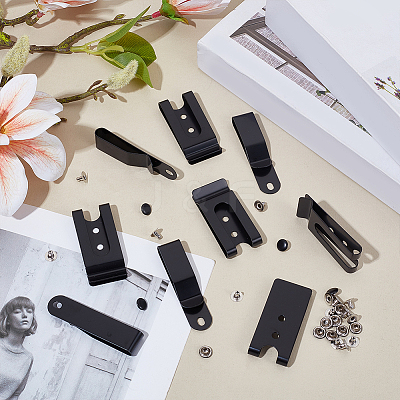 25Pcs Iron Mobile Phone Back Clip AJEW-NB0007-09EB-1
