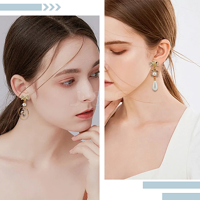 20Pcs Alloy Clip-on Earring Findings FIND-SC0013-67-1