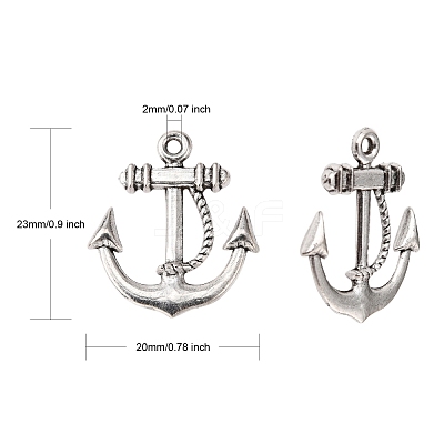 Tibetan Style Alloy Pendants LF0835Y-1