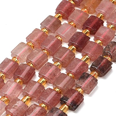 Natural Strawberry Quartz Beads Strands G-F833-Q02-01-1
