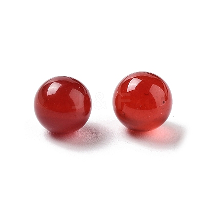 Natural Carnelian Sphere Beads G-P520-15-1