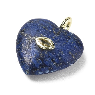 Dyed Natural Lapis Lazuli Pendants G-P585-03G-07-1