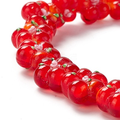 Handmade Lampwork Beads Strands LAMP-D015-08H-1
