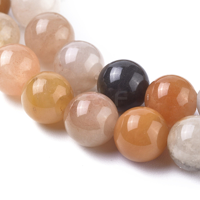Natural Golden Silk Jade Beads Strands G-L538-034-8mm-1