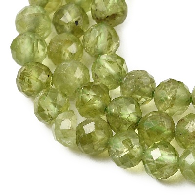 Natural Peridot Beads Strands G-P603-C-4mm-01-1