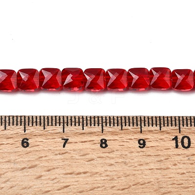 Transparent Glass Beads Strands X-GLAA-L050-A16-1