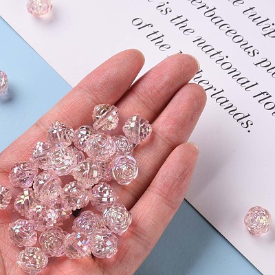 Transparent Acrylic Beads TACR-S154-33C-902-1