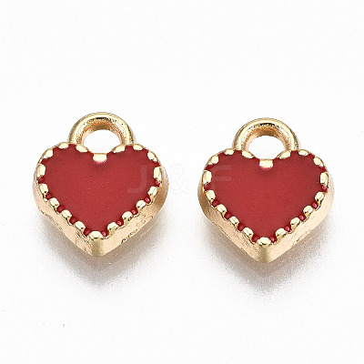 Alloy Enamel Charms LS-ENAM-S126-015C-RS-1