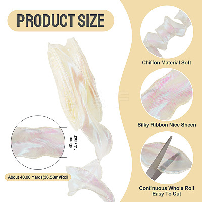 Polyester Lace Trim DIY-TAC0010-49D-1