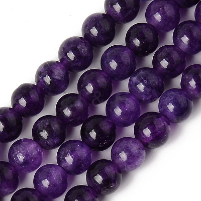 Natural Quartz Beads Strands X-G-R479-6mm-07-1