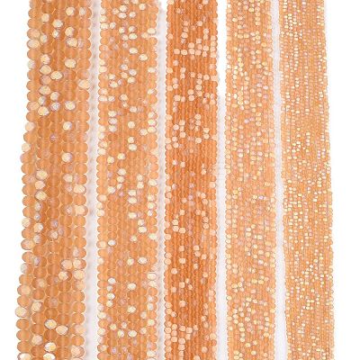 Transparent Glass Beads Strands EGLA-A044-T4mm-MB23-1