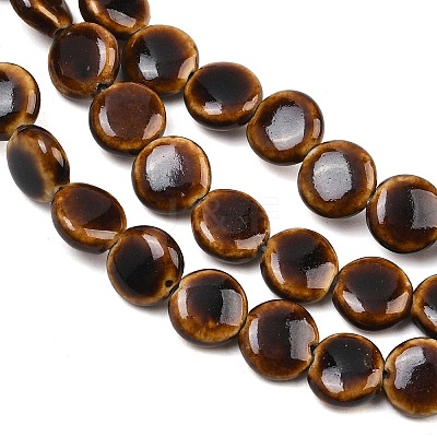 Vintage Style Glazed Porcelain Beads PORC-B002-12-04-1