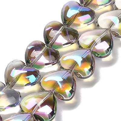 Electroplate Glass Beads Strands EGLA-B008-01A-HR02-1