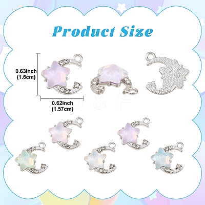 15Pcs Alloy Pendants FIND-YW0017-90A-1