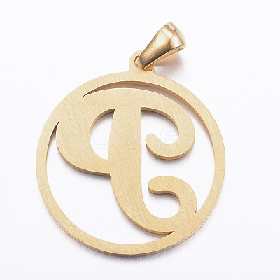 Ion Plating(IP) 304 Stainless Steel Pendants STAS-K162-069G-1