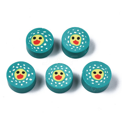 Handmade Polymer Clay Beads CLAY-N008-035C-1