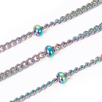 Ion Plating(IP) 304 Stainless Steel Curb Chains CHS-I003-G01-1