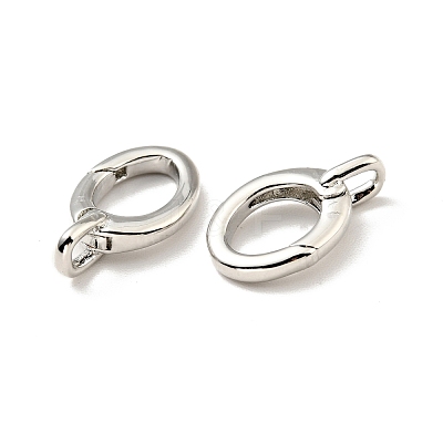 Brass Spring Gate Rings KK-G416-59P-1