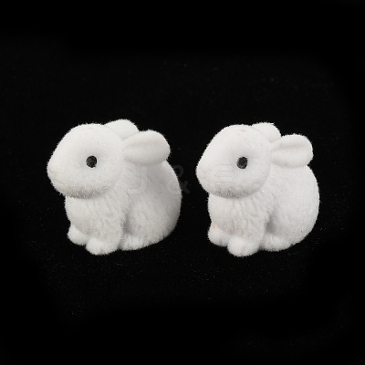 Flocky Plastic Beads X-KY-Q056-022E-1