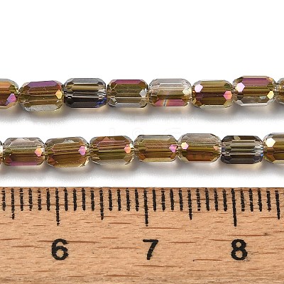 Electroplate Glass Beads Strands EGLA-D031-01-15-1