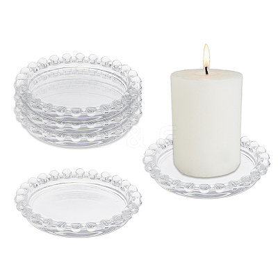 Glass Candle Holder AJEW-WH0314-226-1