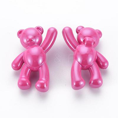 Opaque Acrylic Pendants PACR-ZX016-08-1