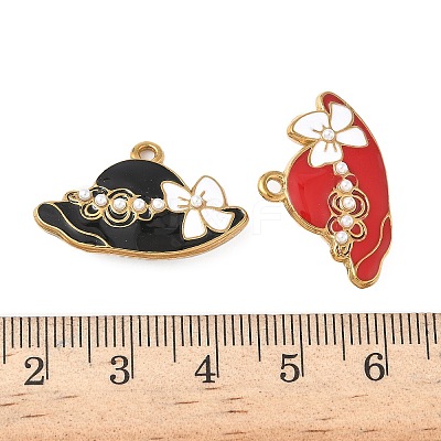 304 Stainless Steel Enamel Pendants STAS-I346-55G-1