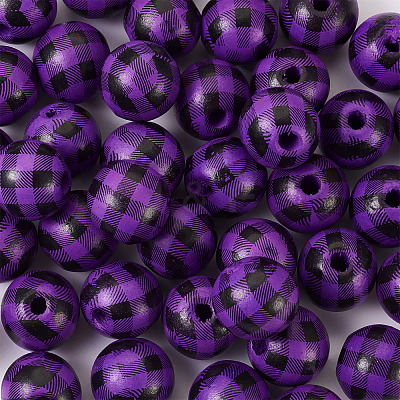 Natural Wooden Beads WOOD-TAC0010-05N-1