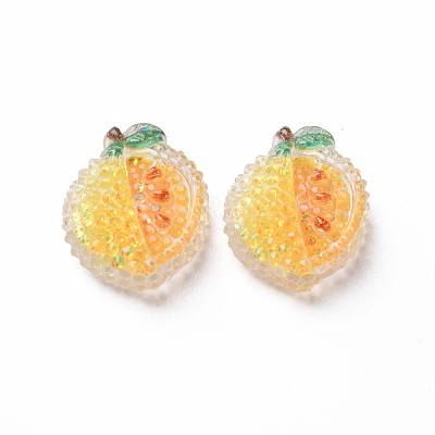 Transparent Epoxy Resin Cabochons CRES-S365-12-1