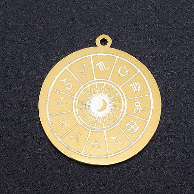 201 Stainless Steel Pendants STAS-S105-LA245-1