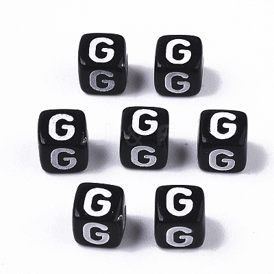 Opaque Acrylic Beads LS-SACR-N002-01G-1