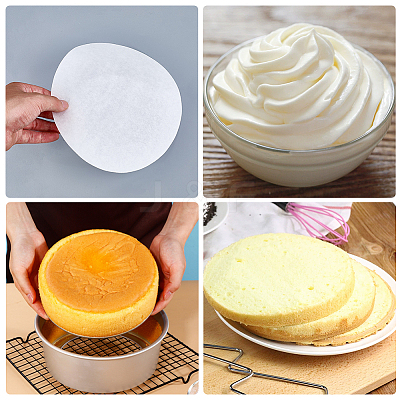 100Pcs 2 Styles Oil Proof Parchment Paper Sheets AJEW-CN0003-67-1