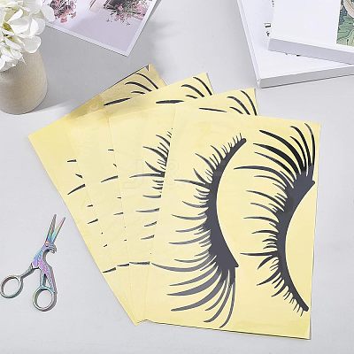 Waterproof PET Eyelashes Decoration Sticker DIY-WH0273-33-1
