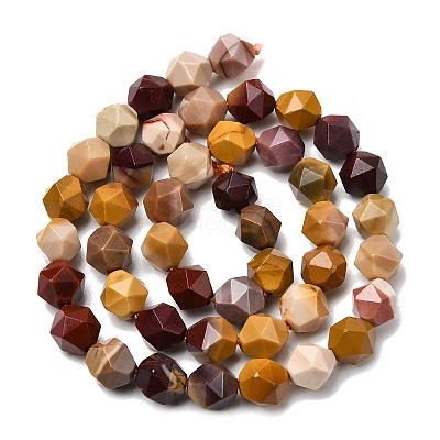 Natural Mookaite Beads Strands G-Z119-A07-02A-1