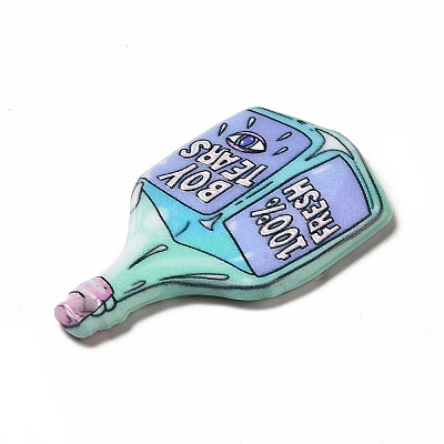 Halloween Printed Acrylic Pendants X-MACR-K330-06B-1