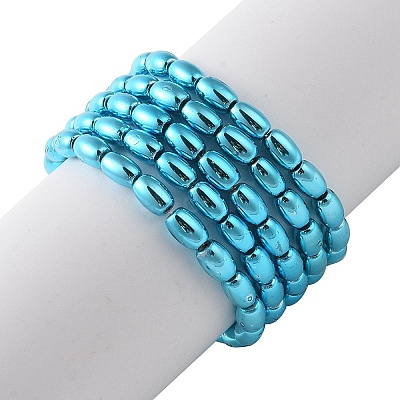 Electroplate Beads Strands EGLA-H104-02D-1