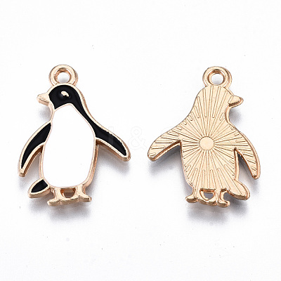 Eco-Friendly Alloy Enamel Pendants ENAM-Q437-009-NR-1